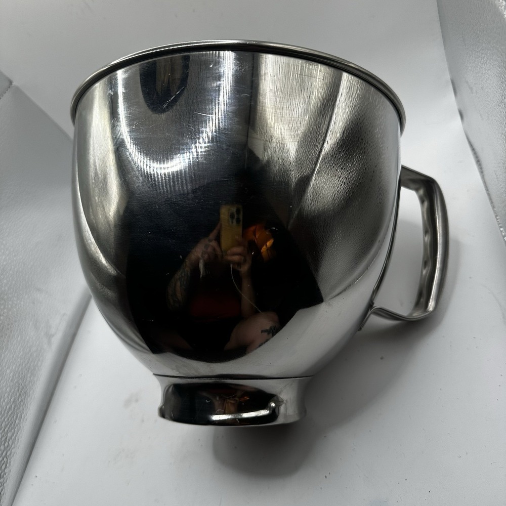 KitchenAid Tilt Head Mixer 5 Qt Stainless Steel Replt Mixing Bowl KSM150 - Picture 3 of 9